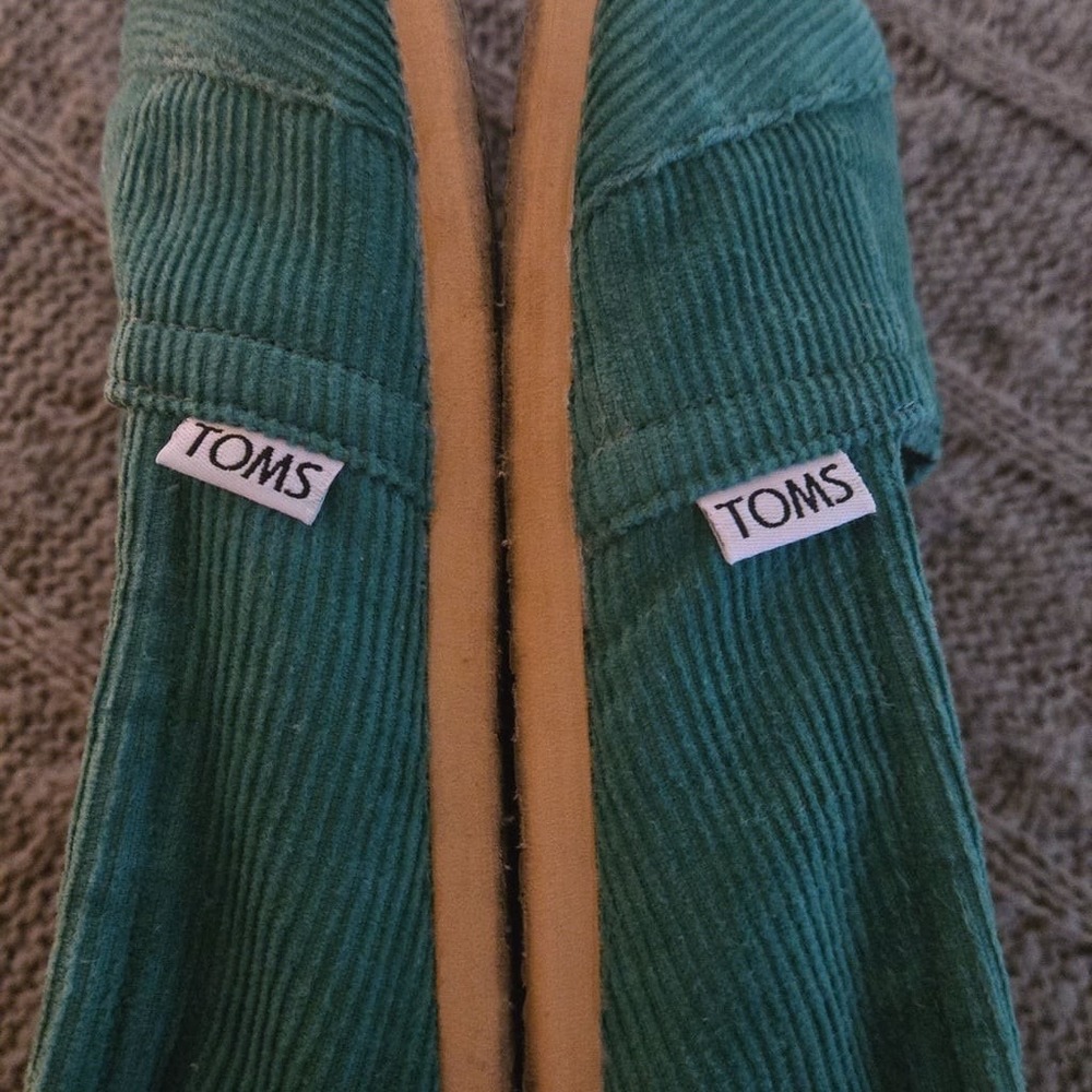 TOMS - Alpargata corduroy shoes - Size 8 - green - Picture 8 of 10